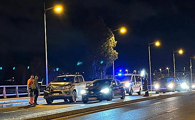 Imagen del acclidente de la zona de la Fontana.