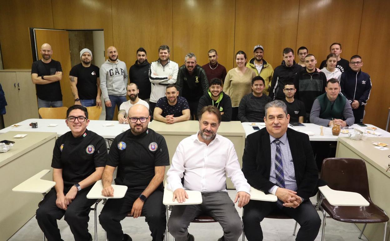 Participantes en los cursos de formación.