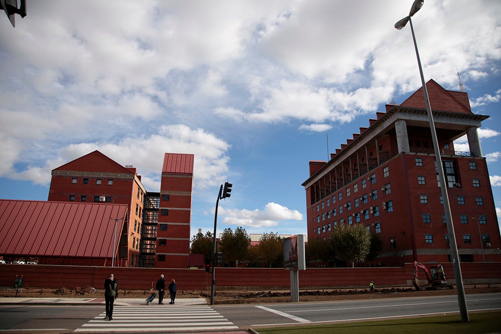 El cuartel de la Guardia Civil.