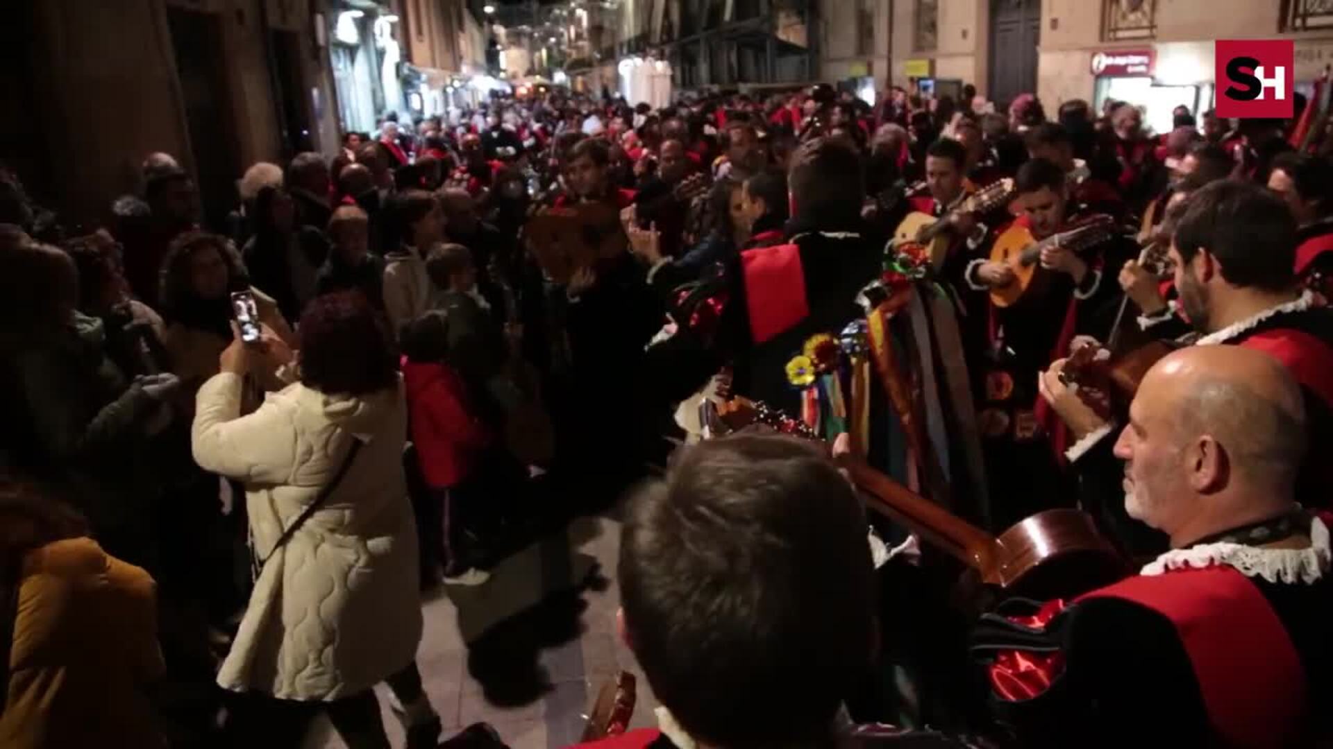 Concentración de Tunas Derecho en Salamanca
