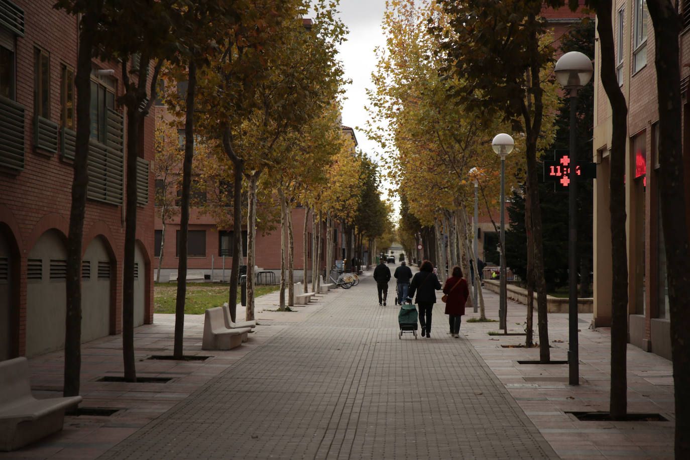 Calle peatonal en el Zurguén.