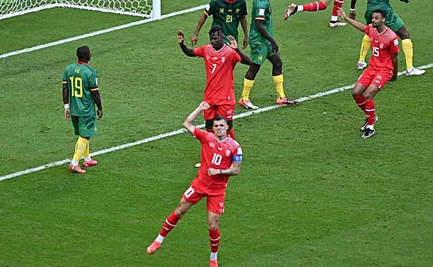 Embolo no celebró el gol del triunfo ante el país que le vió nacer