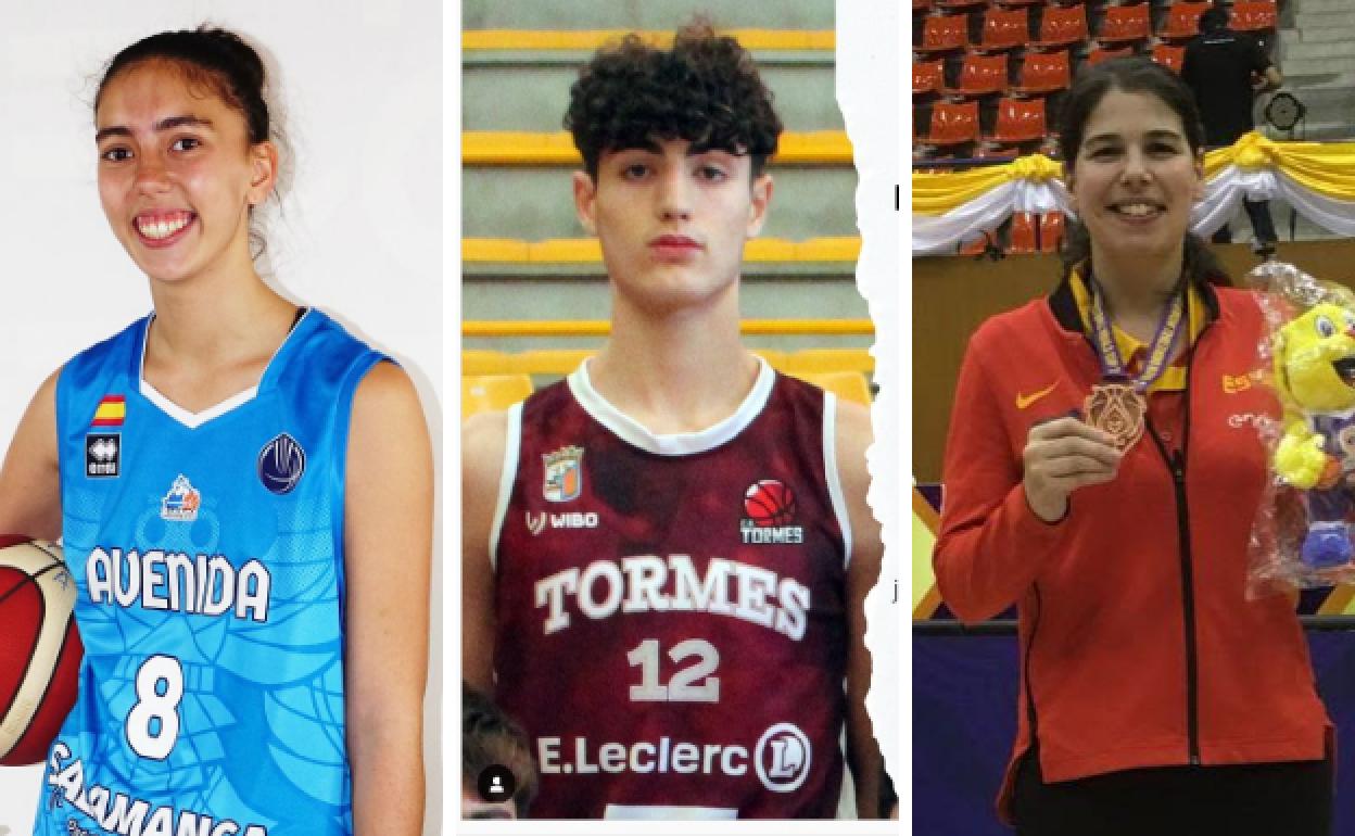 Paula Oliva, Darío García y Raquel Romo. 