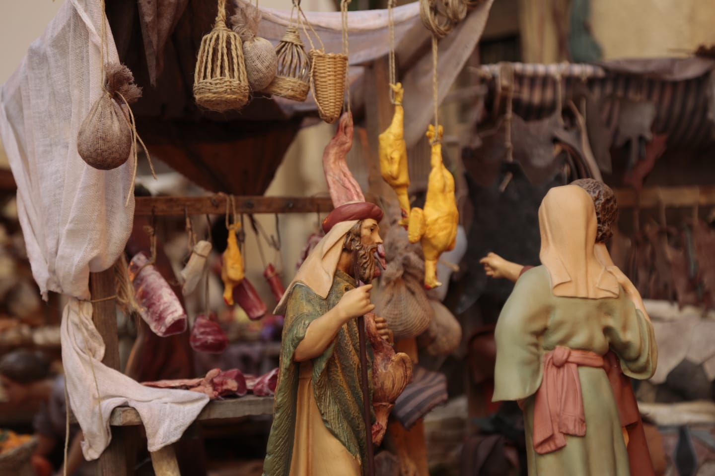 Fotos: Belén Navideño de la Diputación de Salamanca en el Patio de La Salina