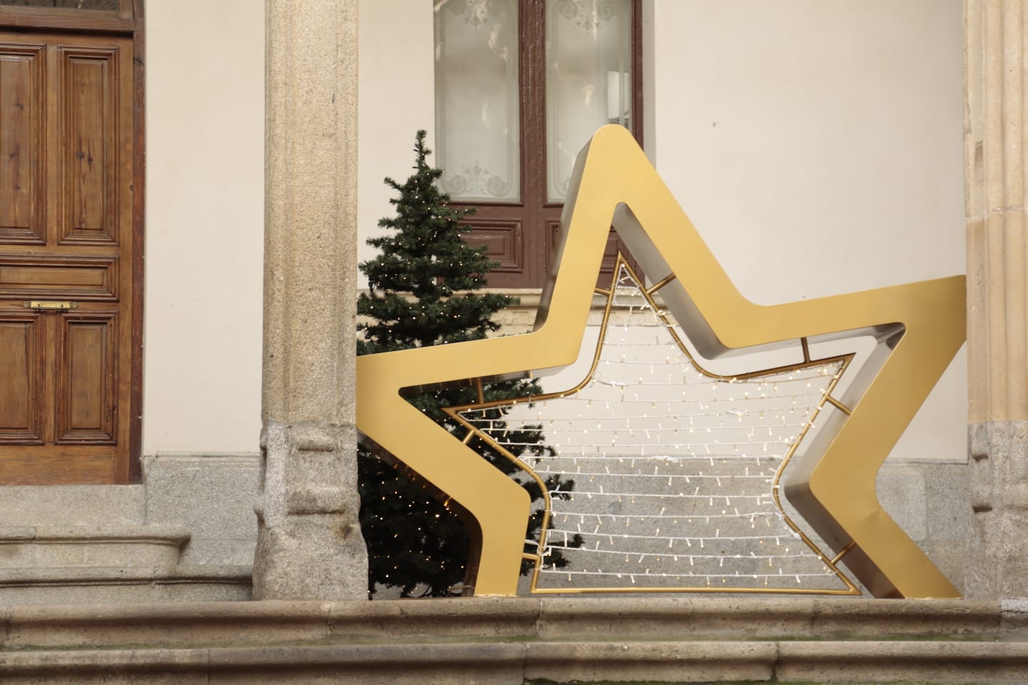 Fotos: Belén Navideño de la Diputación de Salamanca en el Patio de La Salina