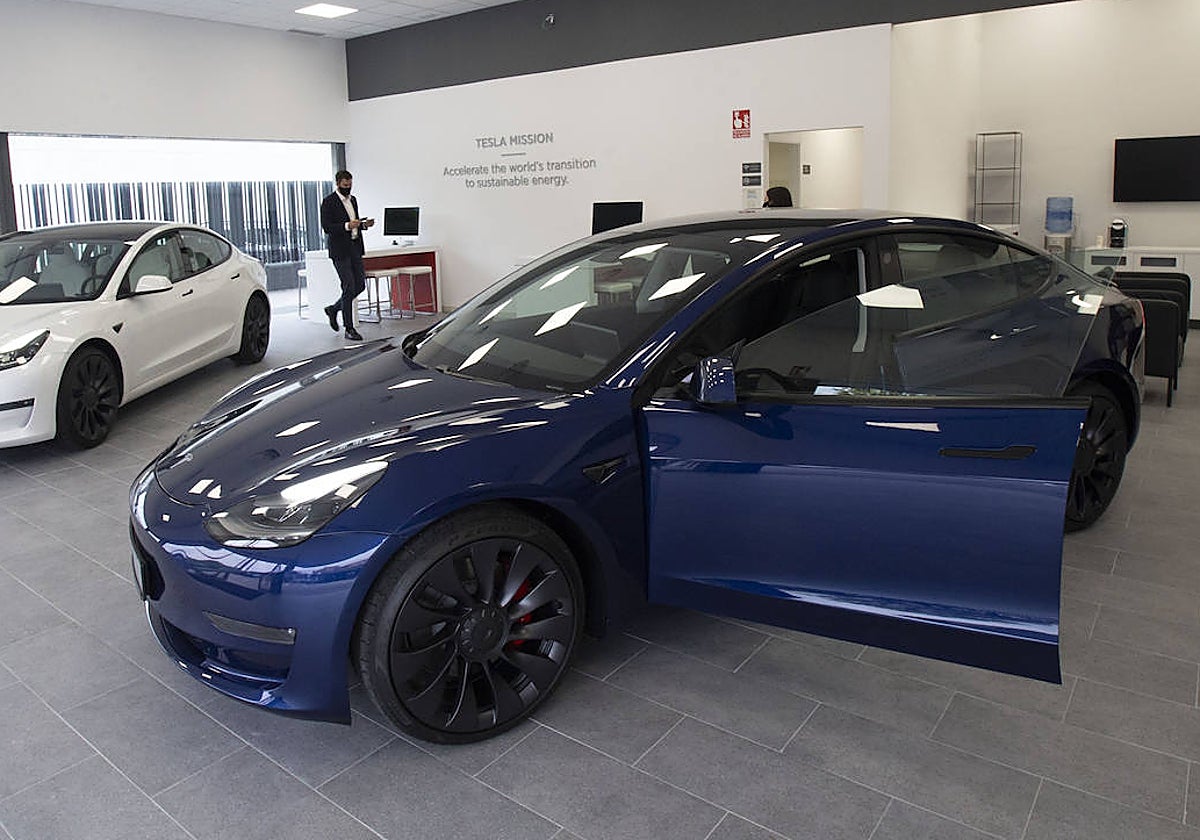 Un concesionario de Tesla