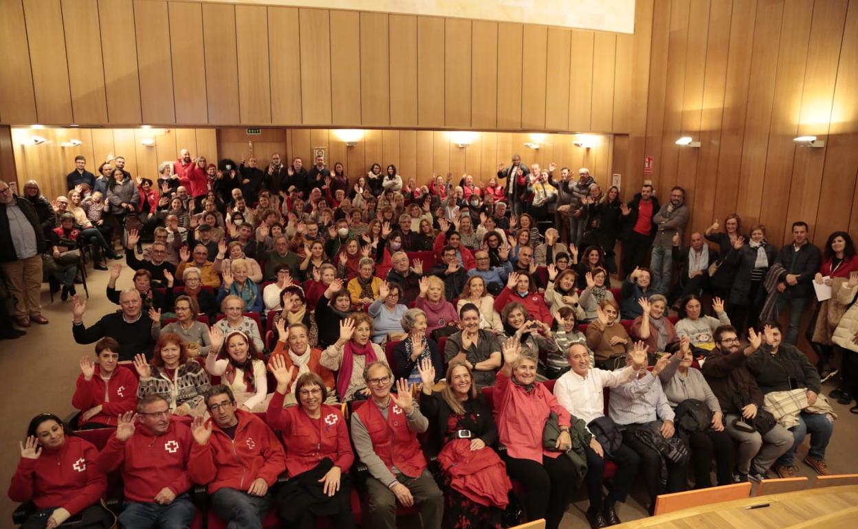 Aspecto del salón de la sede principal de Cruz Roja.