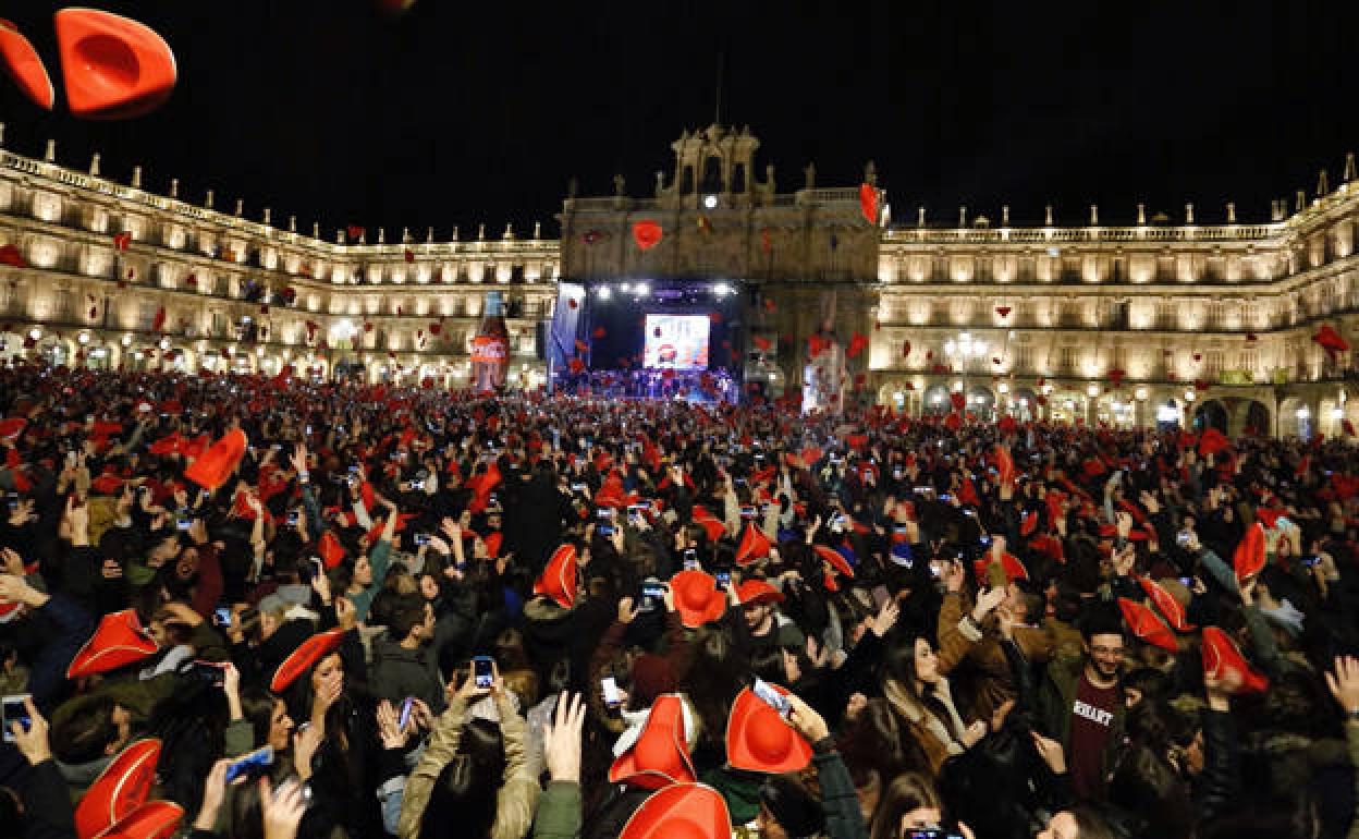 Una edición anterior de la Nochevieja Universitaria. 