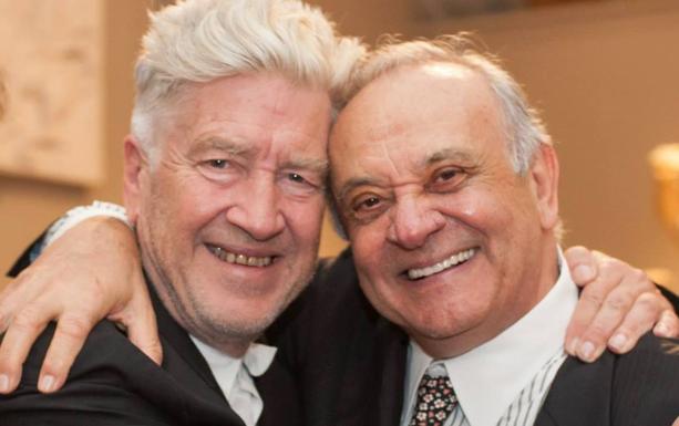 David Lynch junto a Badalamenti. 