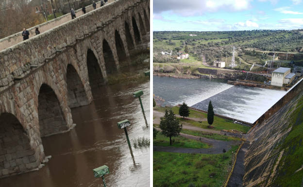 El Tormes alcanza su caudal récord en cuatro años aupado por el embalse de Santa Teresa