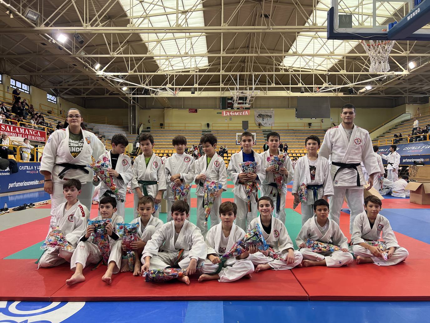 Multitudinaria primera jornada escolar de judo en Würzburg