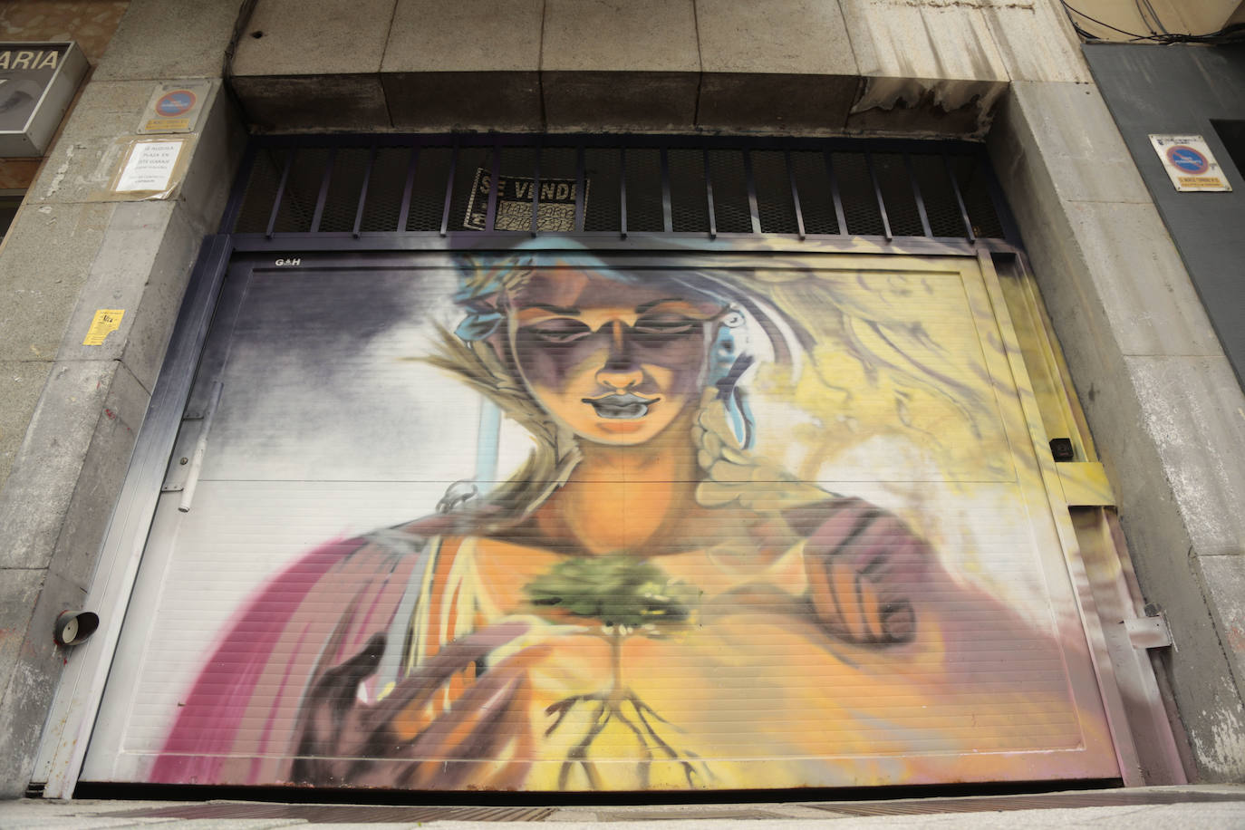 Fotos: ZOES reclama más vegetación y menos coches para el barrio del Oeste