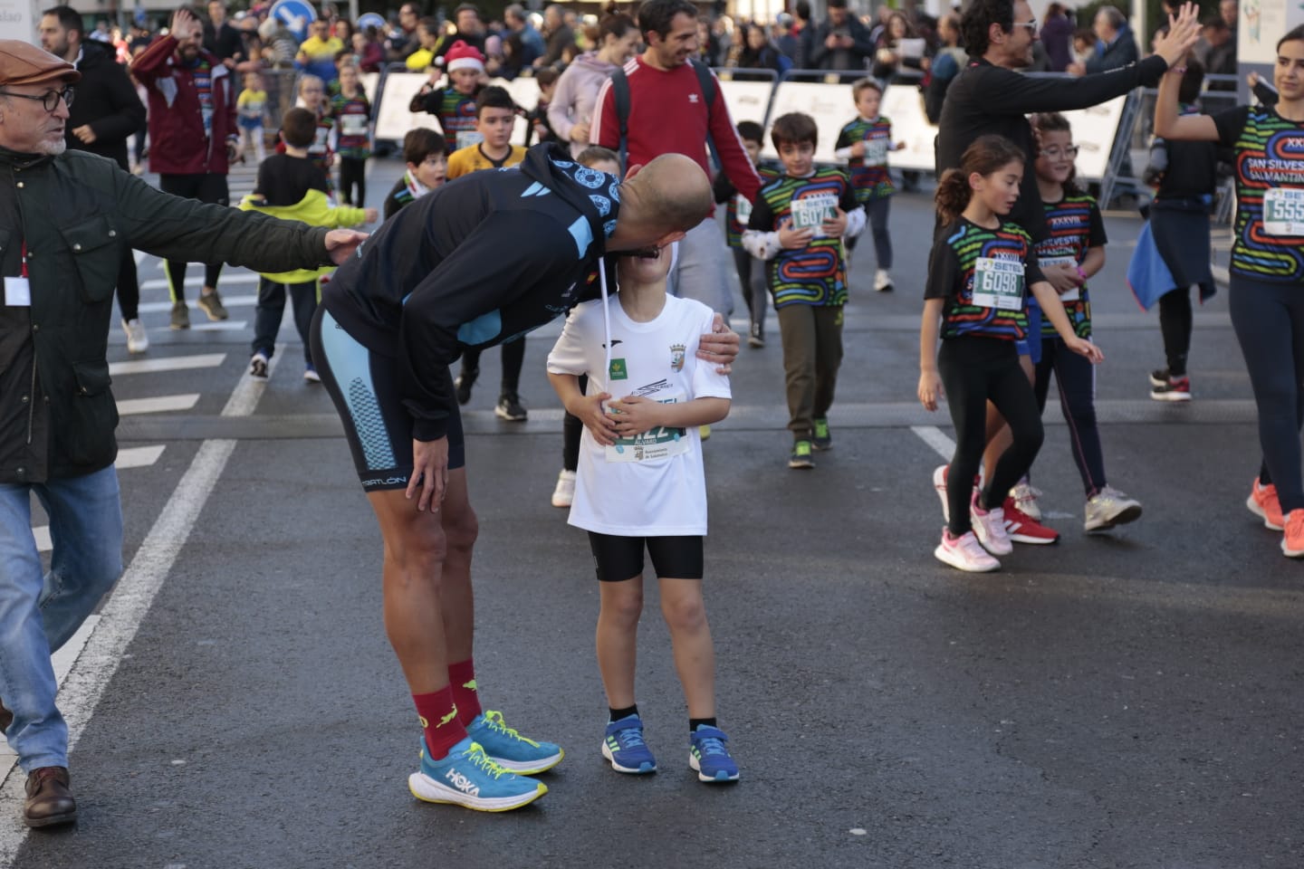 Fotos: Guillermo Perea y Paula Martínez ganan la carrera A de la San Silvestre
