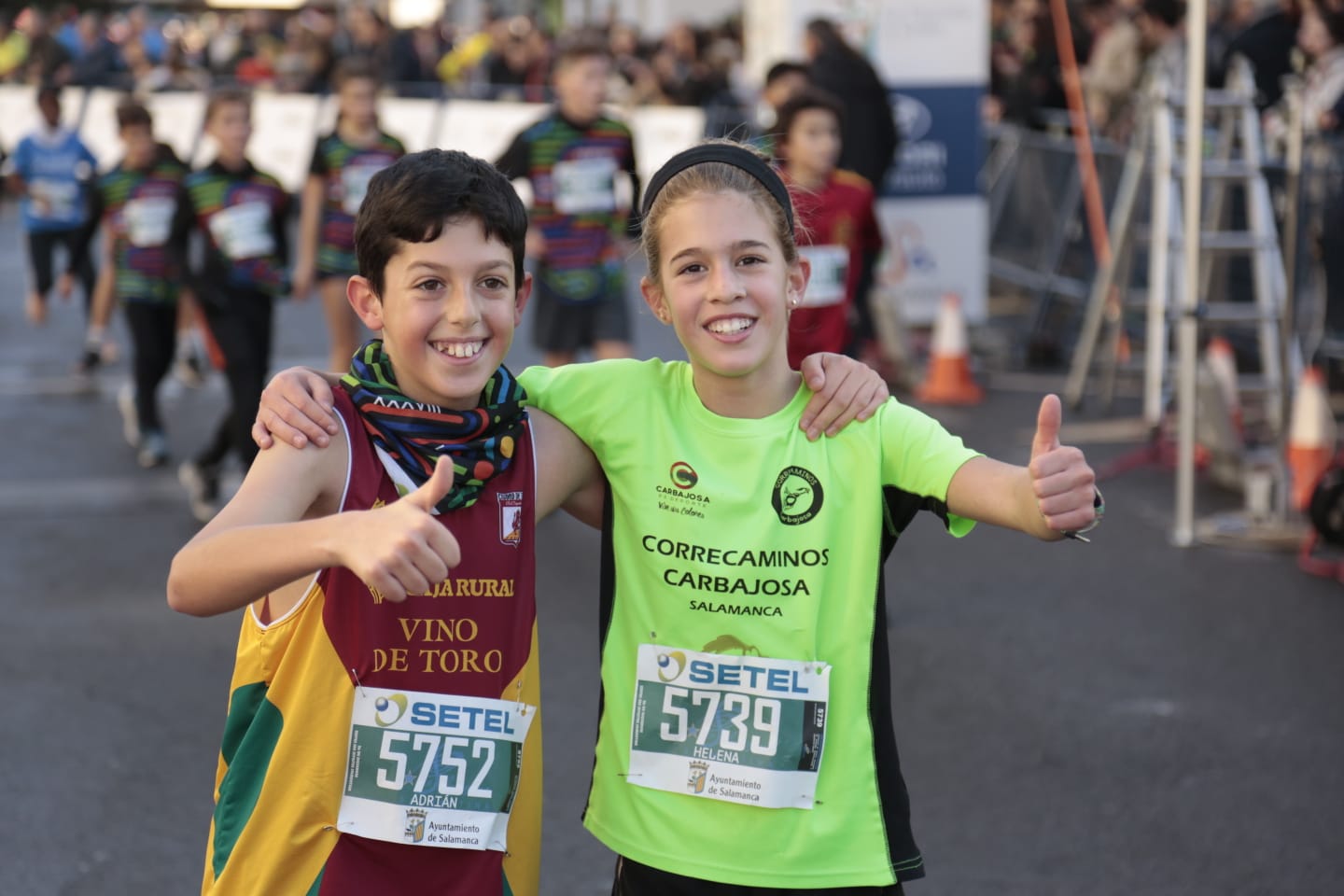 Fotos: Adrián Sánchez Gallego y Helena García Quevedo vencen en la carrera B