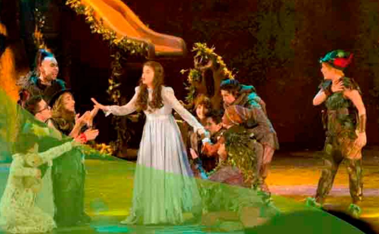 Imagen del espectáculo Peter. 