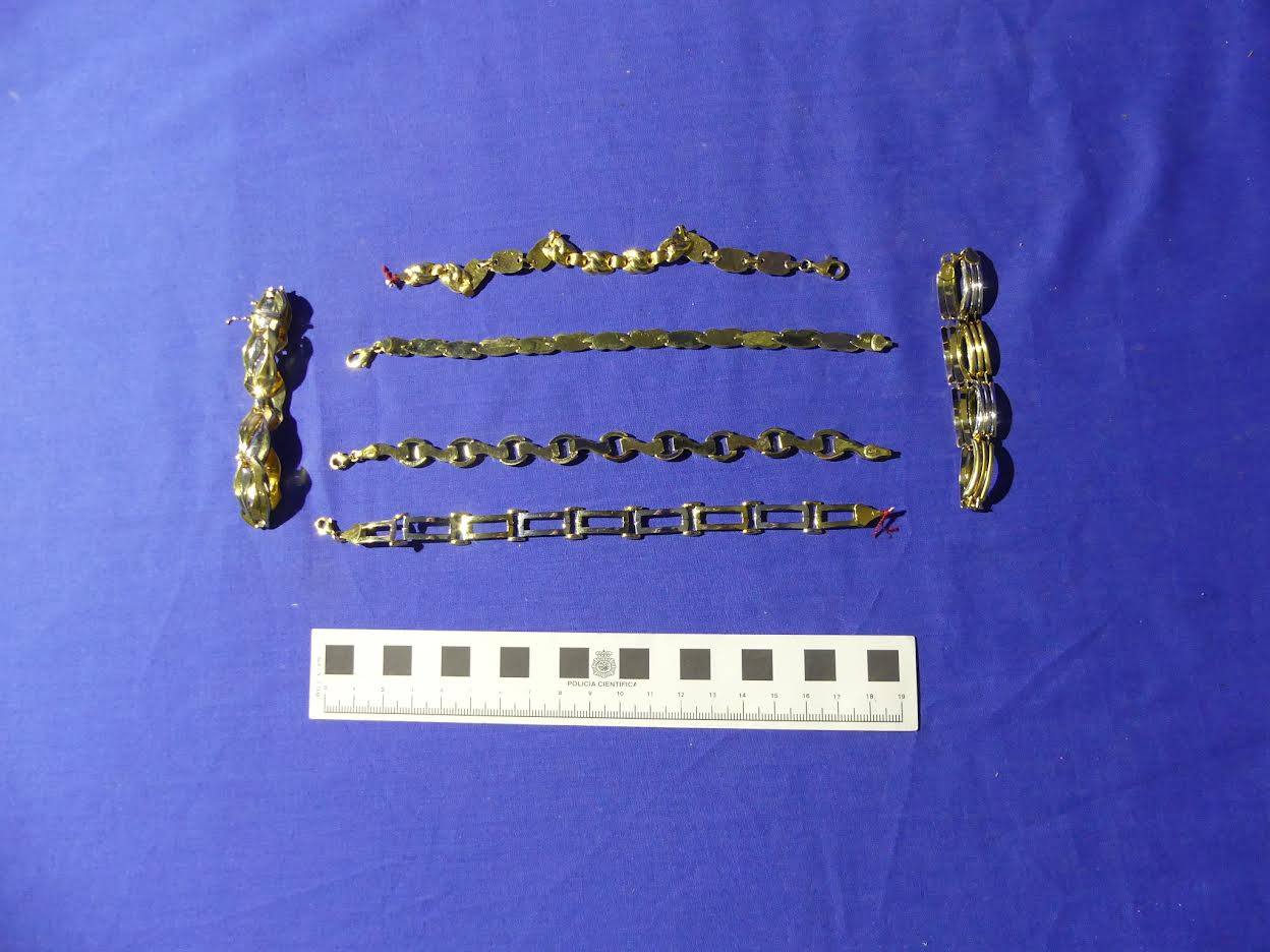 Piezas robadas y ya recuperadas. 