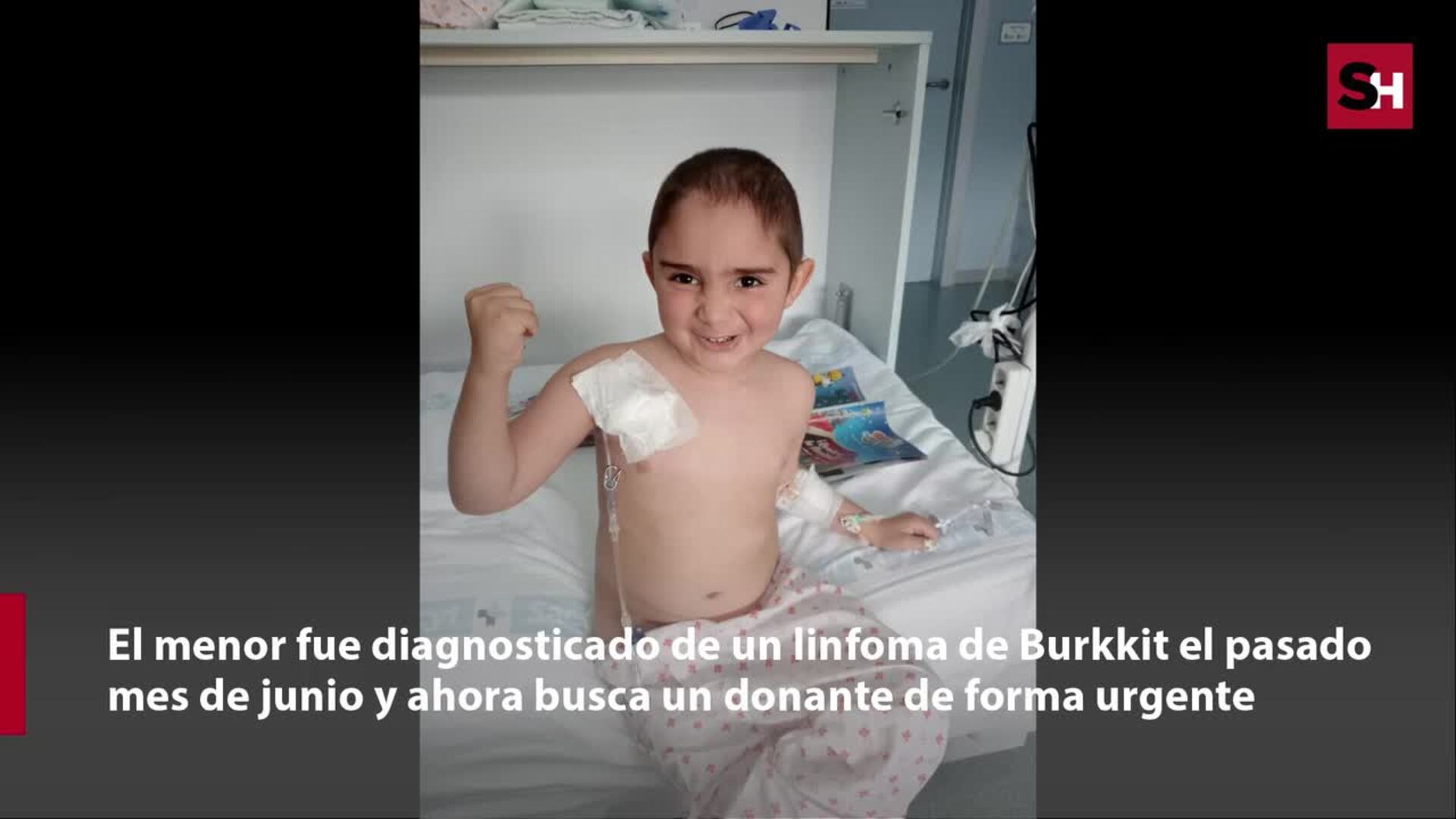 Un niño salmantino busca un donante de médula