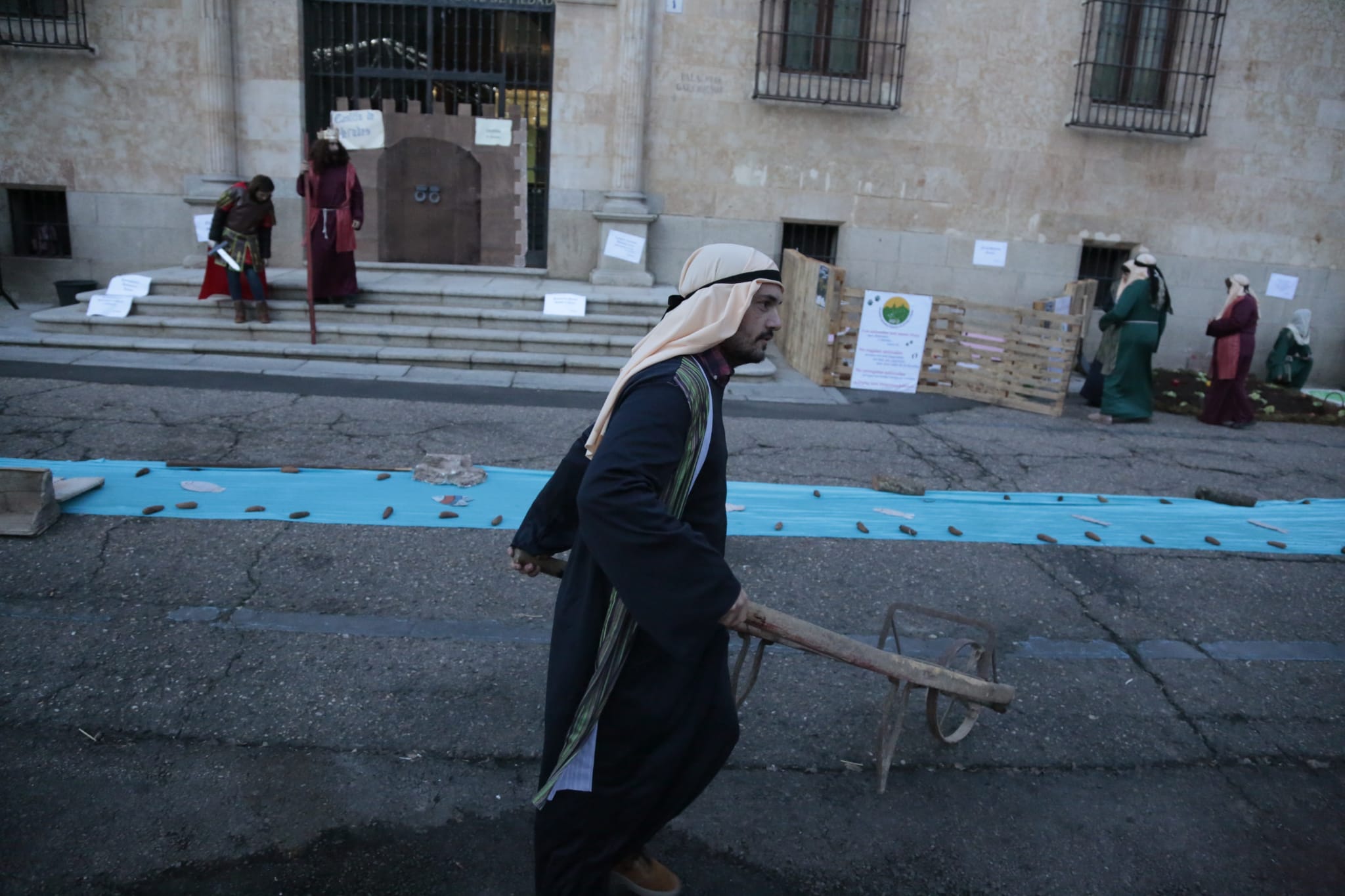 Fotos: Fevesa monta su belén reivindicativo en Los Bandos