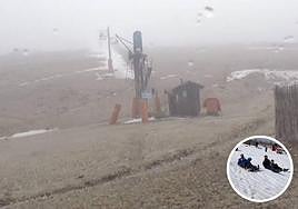 La Covatilla cierra sus pistas por falta de nieve