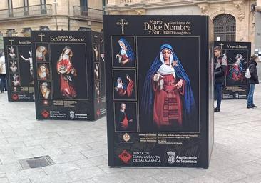 La plaza del Liceo estrena exposición sobre la Semana Santa de Salamanca