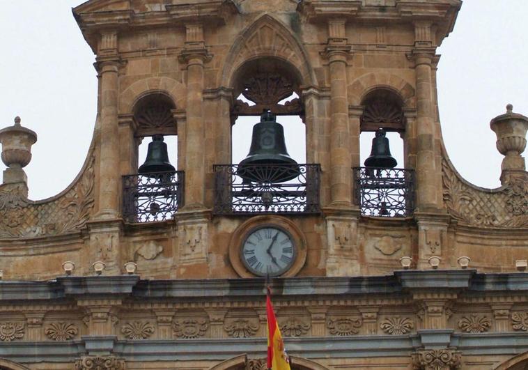 Reloj de la Plaza Mayor de Salamanca.