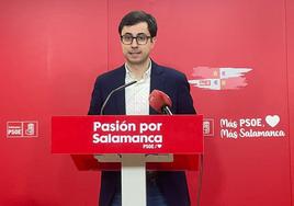 José Luis Mateos, candidato por el PSOE a la Alcaldía de Salamanca.