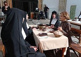 El rodaje de la película 'La Sirvienta' en Salamanca.