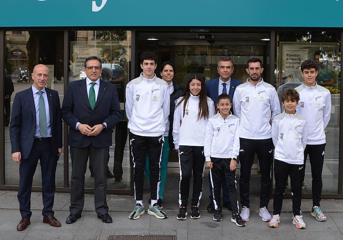 Álvaro González, en su visita a Caja Rural.