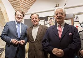 El Capea, con El Viti y Mañueco en una foto.