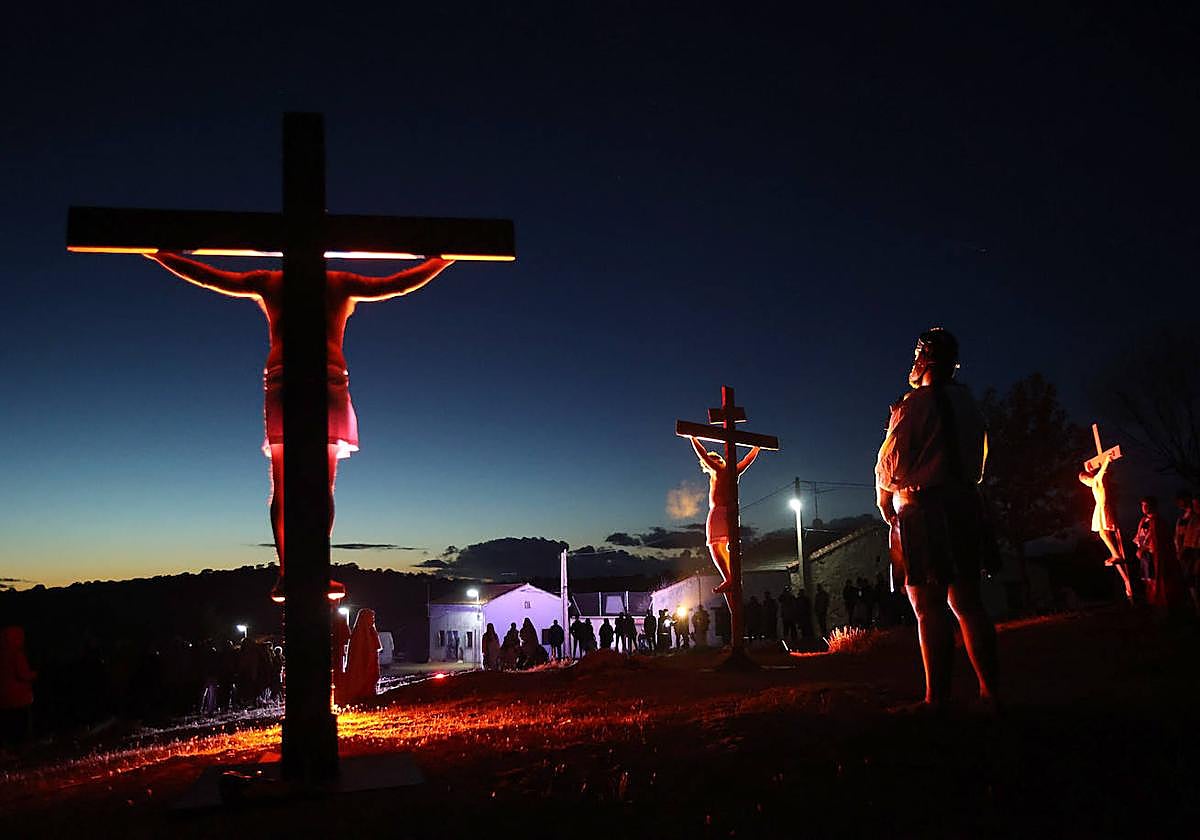 Representación de La Pasión en La Atalaya