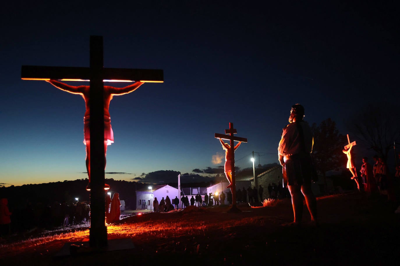 Representación de La Pasión en La Atalaya