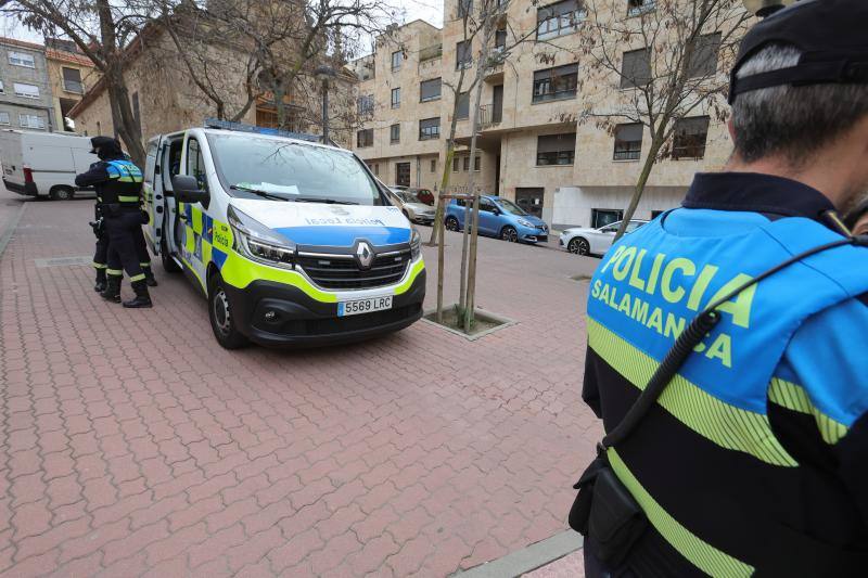 La Policía municipal de barrio realiza las primeras visitas en Salamanca