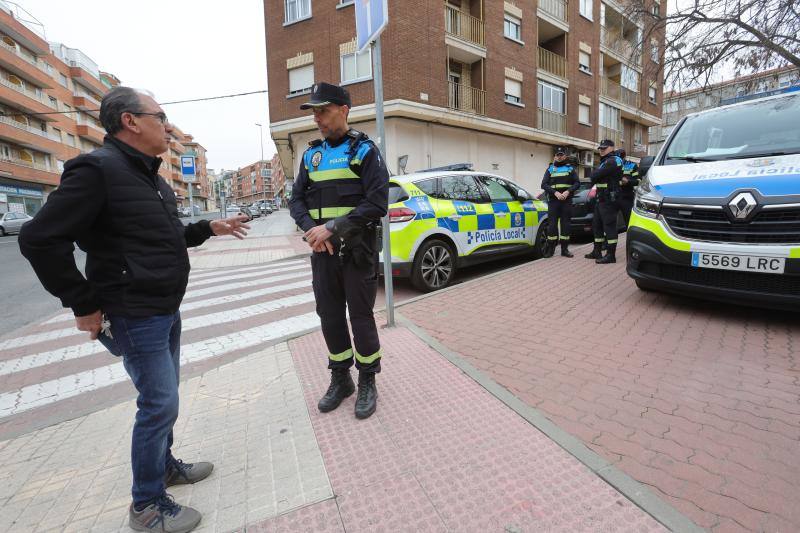 La Policía municipal de barrio realiza las primeras visitas en Salamanca