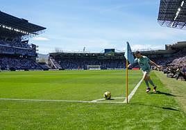 Un partido del Celta esta temporada en Balaídos.
