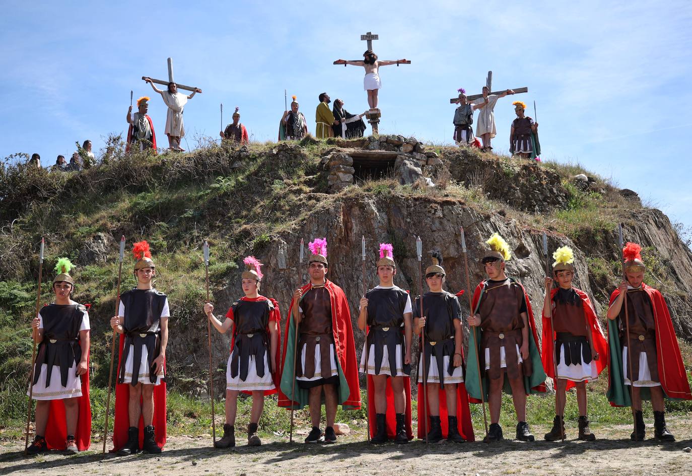 Representación de La Pasión Viviente en Serradilla del Arroyo