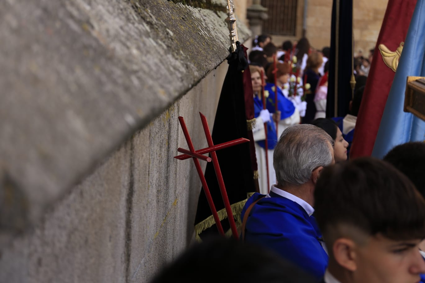 El tradicional Encuentro culmina la Semana Santa salmantina
