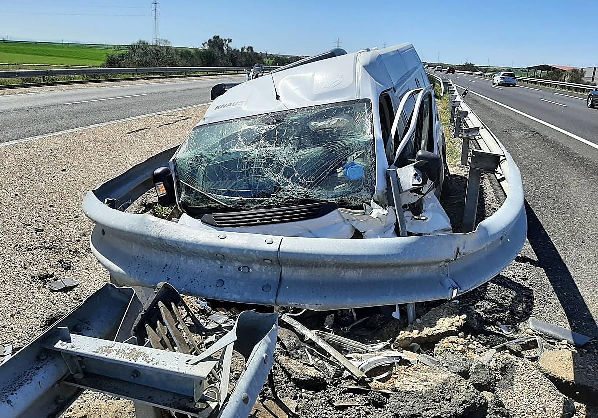 Accidente en la autovía de Salamanca durante la Semana Santa.