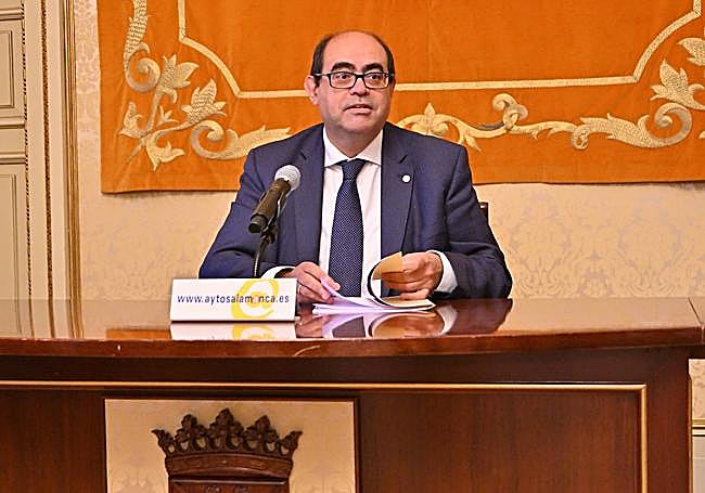 Fernando Rodríguez durante su comparecencia.