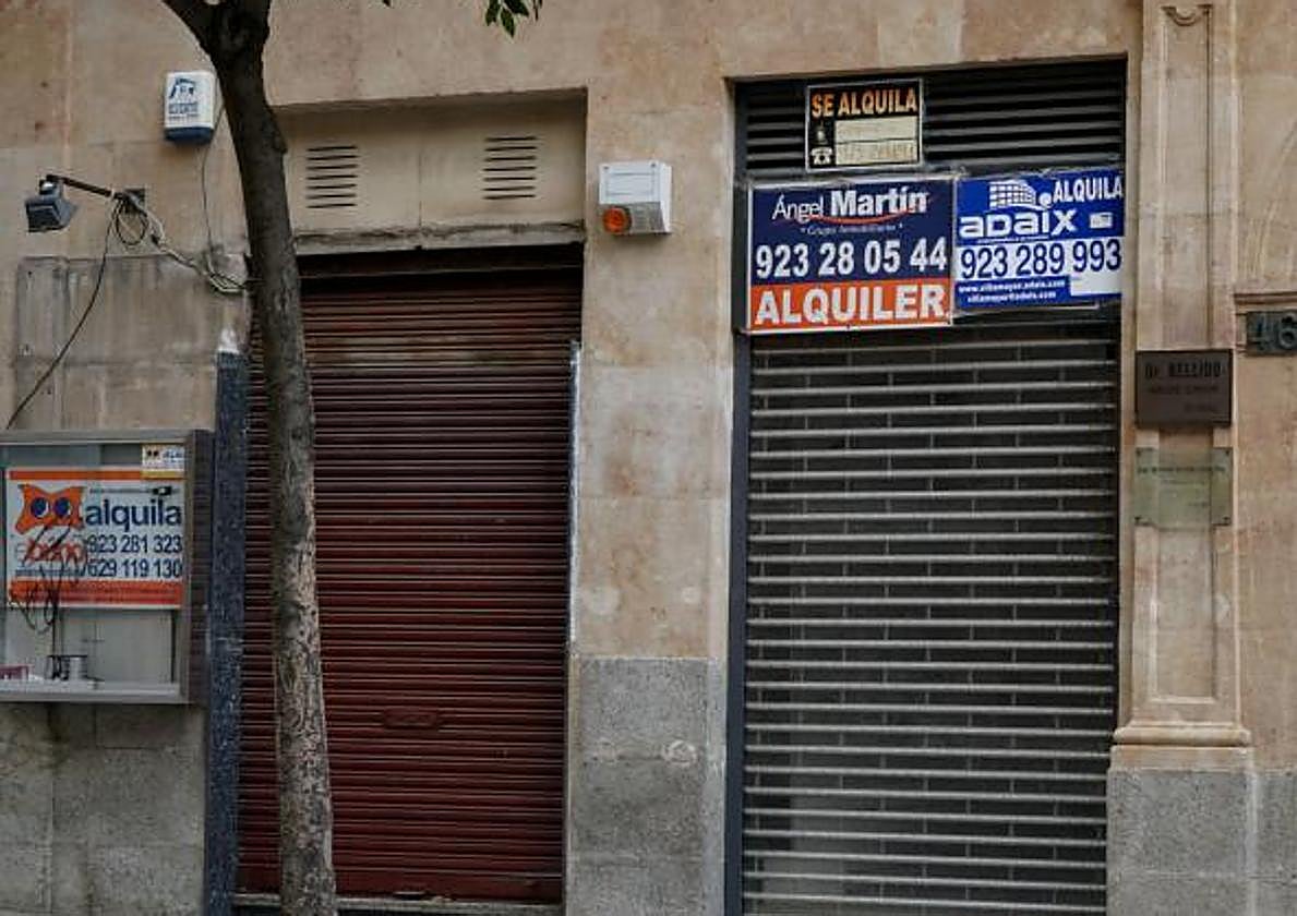 Imagen de archivo de locales comerciales y oficinas en alquiler en Salamanca.