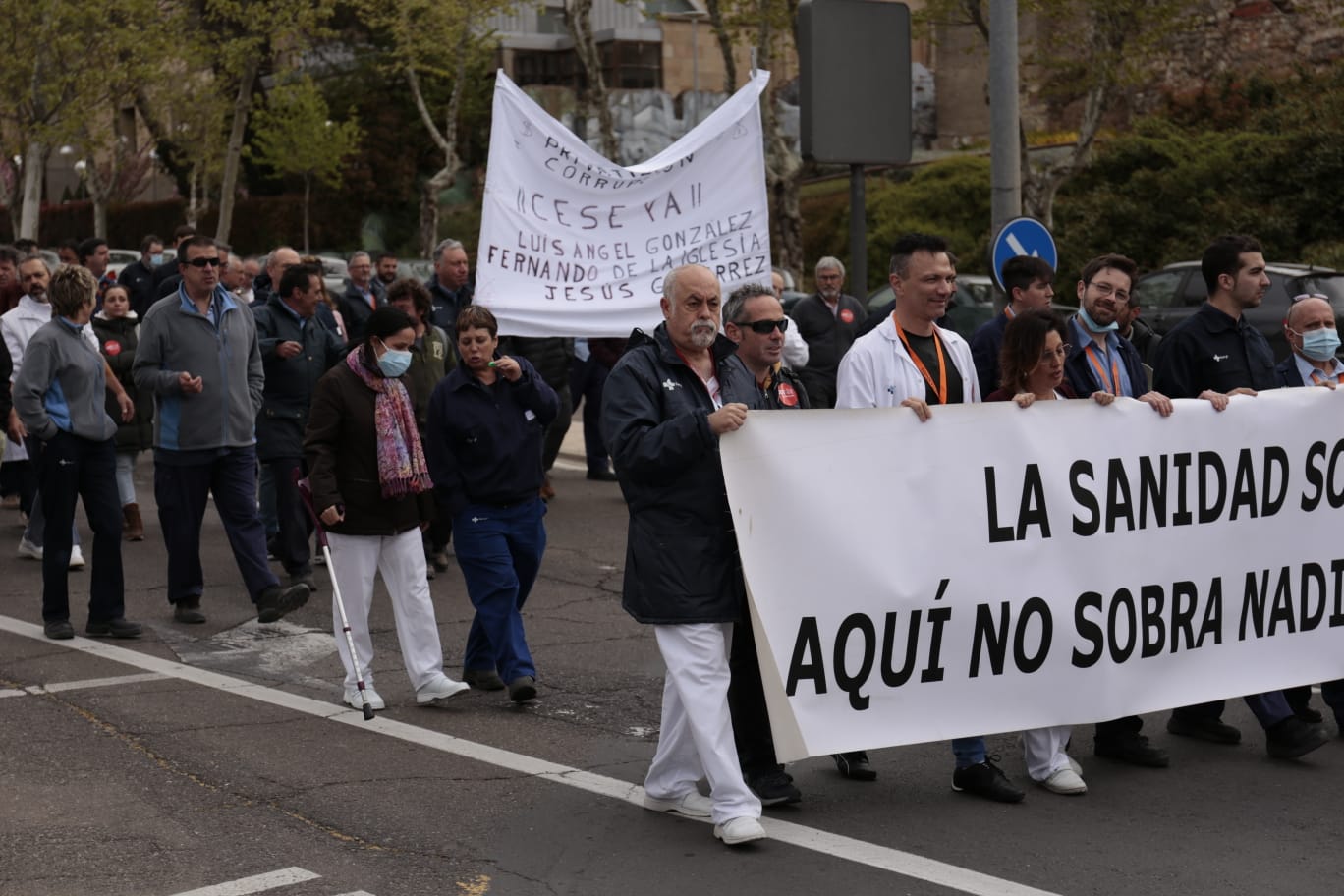 Los usuarios claman contra la privatización de los servicios sanitarios