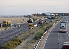Las obras en la A-62 obligarán a circular por la nacional entre Salamanca y Valladolid.