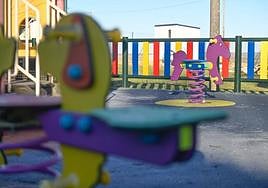 Imagen de archivo de un parque infantil.