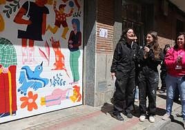 Imagen de la obra ganadora en la Galería Urbana.