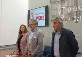 Carmen Ávila, Fernando Rubio y Alfonso Calvo.