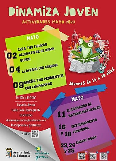 Cartel de 'Dinamiza Joven'.