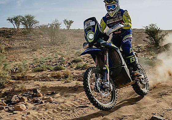 Lorenzo Santolino, en acción.