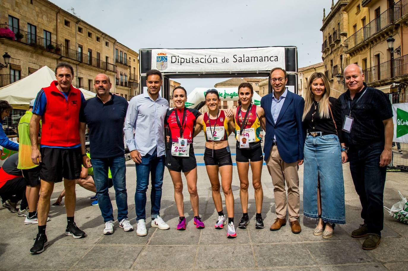 Javier Alves y Verónica Sánchez ganan la Media Maratón de Ciudad Rodrigo