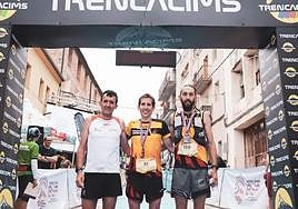 Miguel Heras, a la izquierda como segundo clasificado.