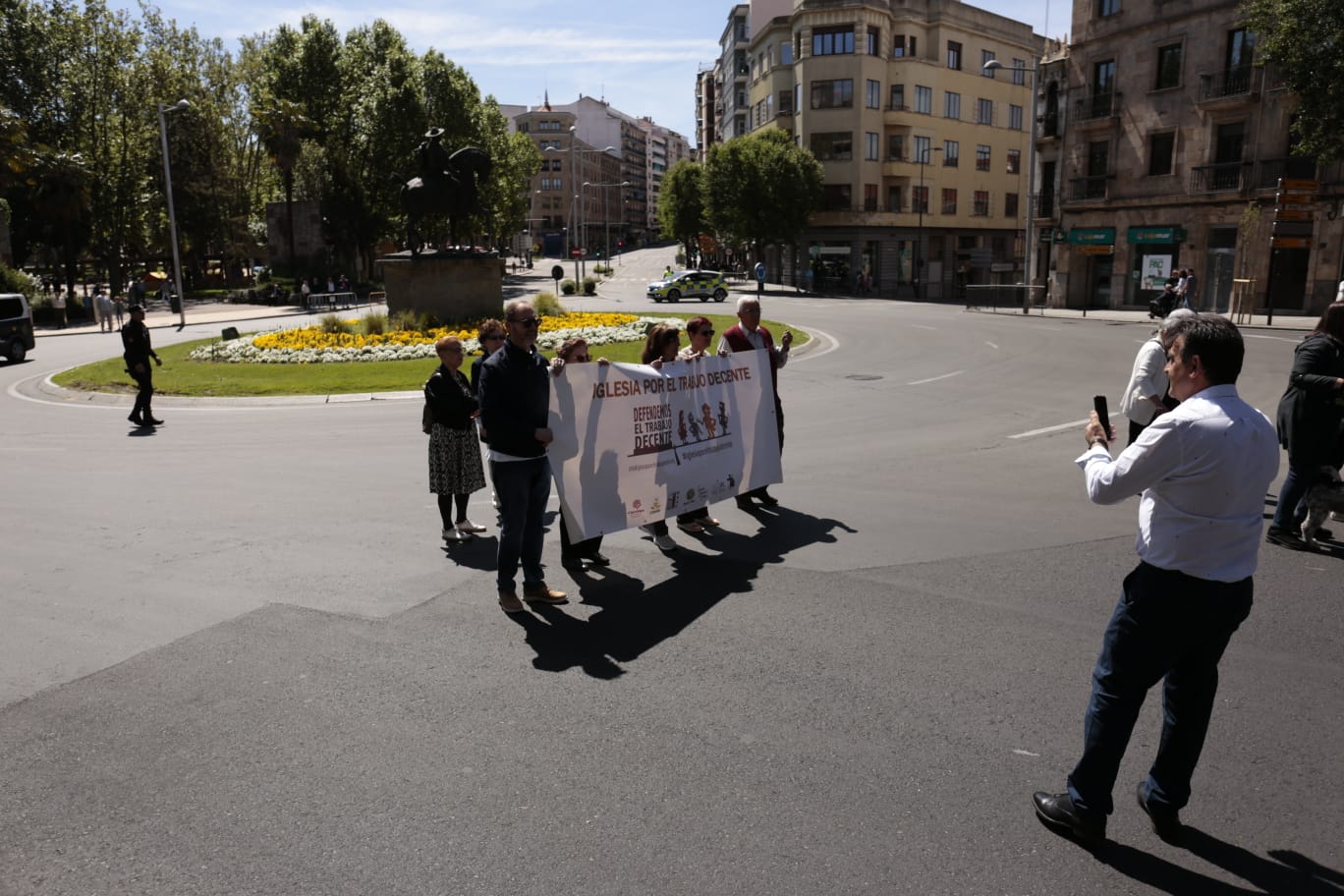 Marcha por el Día Internacional de los Trabajadores en Salamanca