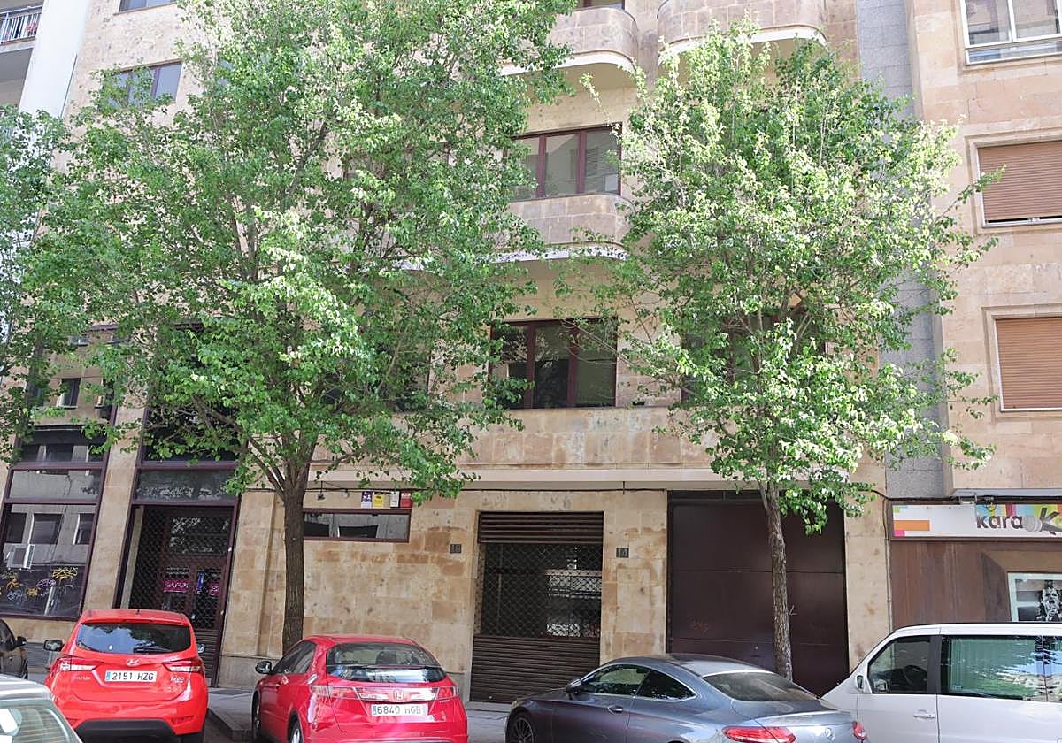 Vista del edificio de la Fundación GSR de la calle Peña Primera.